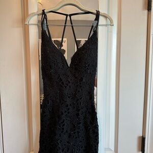 Black formal dress